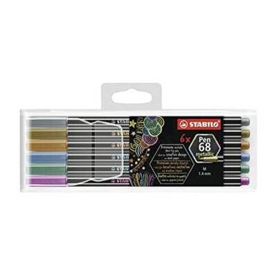 Pen 68 metalico Est X 6