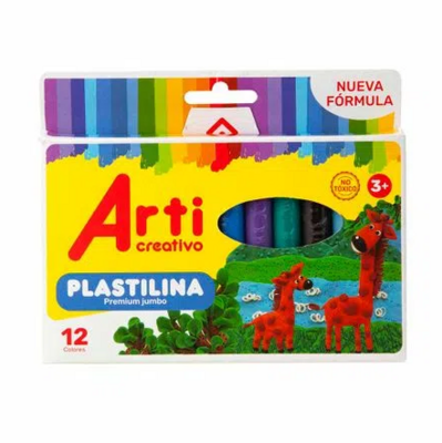Plastilina Premium Jumbo Est X 12