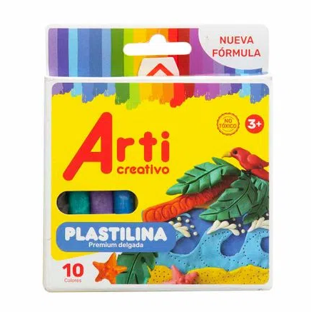 Plastilina Premium delgada Est X 10