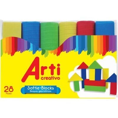 Juego de construccion Softie Blocks Set x 28
