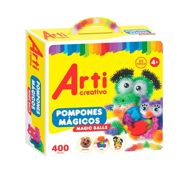 Pompones magicos Est X 400 Pzas