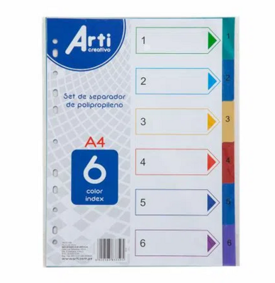 Separadores A4 - ARTI