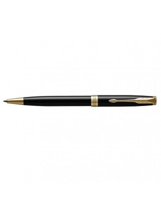 Boligrafo Sonnet negro laca GT 565