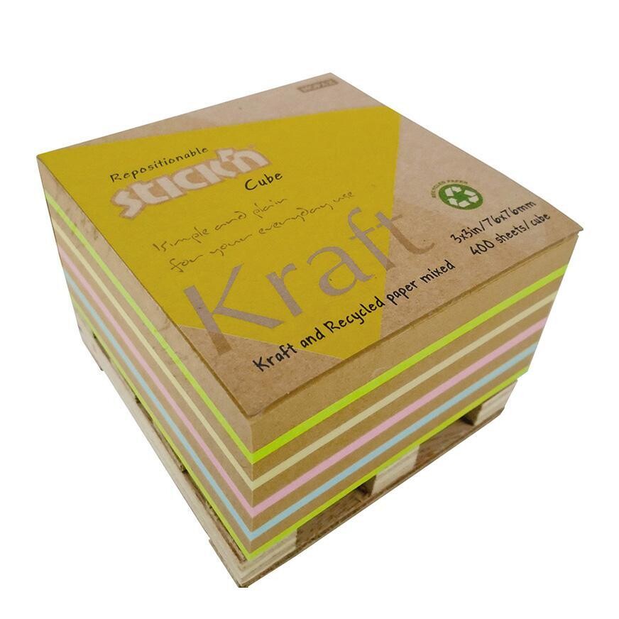 Notas 3x3 Cubo Kraft 400H Colores
