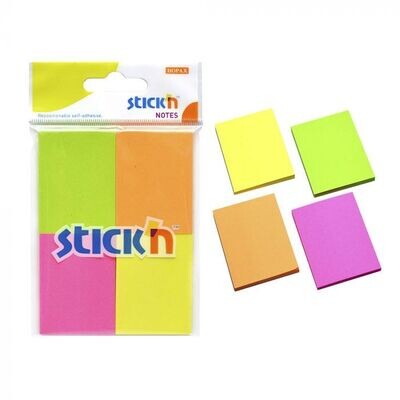 Notas 1.5x2 Pack X 4 Neón 50 H