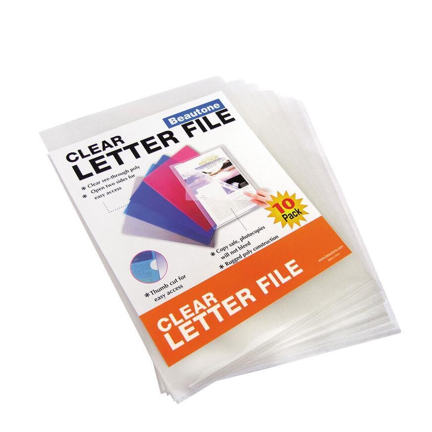 File ordenador A-4 transparente