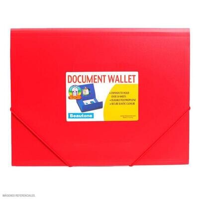 Porta documentos con bolsillo A-4
