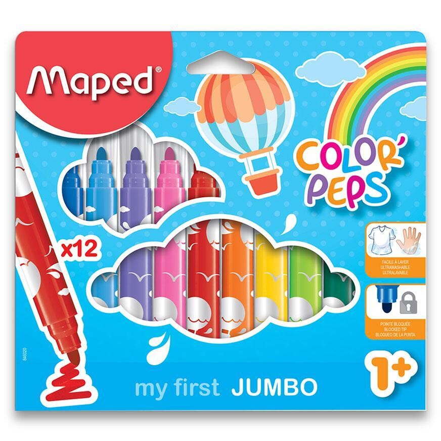 Plumones Jumbo, PRESENTACION: Est X12