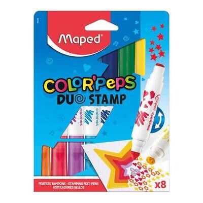 Plumones Color Peps Duo Stamp EstX 8