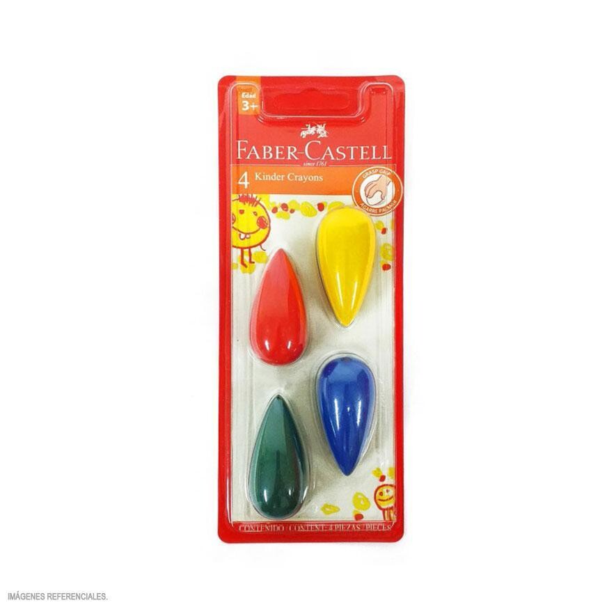 Crayones Kinder Trompo/gota Est X 4