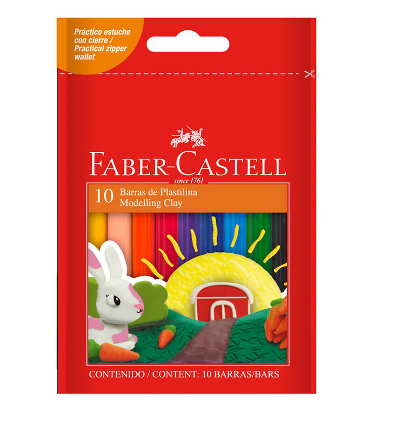Plastilina delgada Est X 10