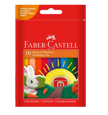Plastilina delgada Est X 10