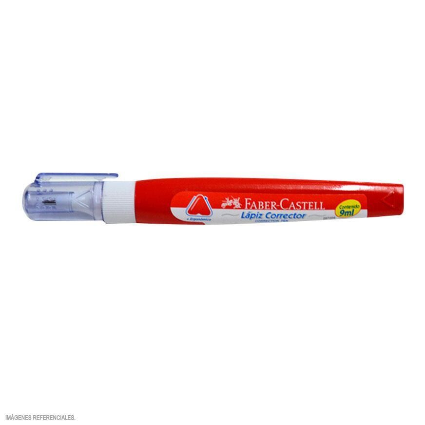 Corrector Tipo lapicero 9ml Rojo