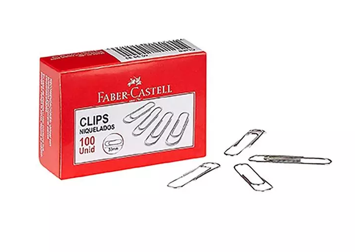 Clips niquelados PCU-033 Caja X 100