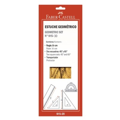 Estuche Geométrico X 30 Cm