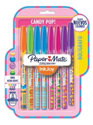 Bolígrafos Candy POP Est X 8