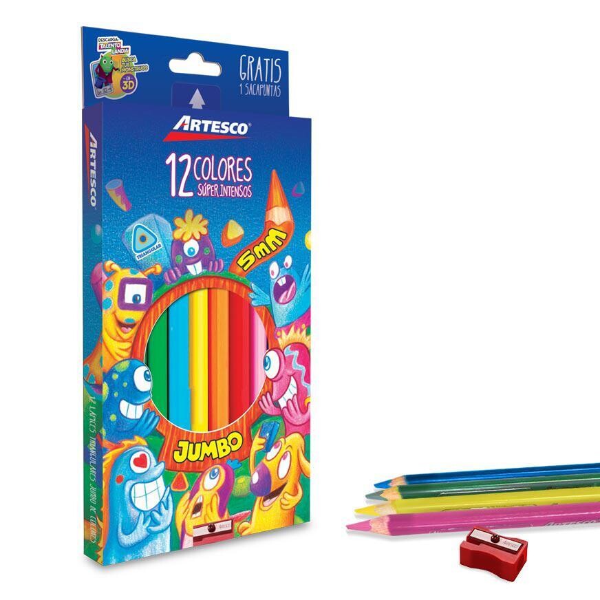 Colores Triangulares Jumbo x 12