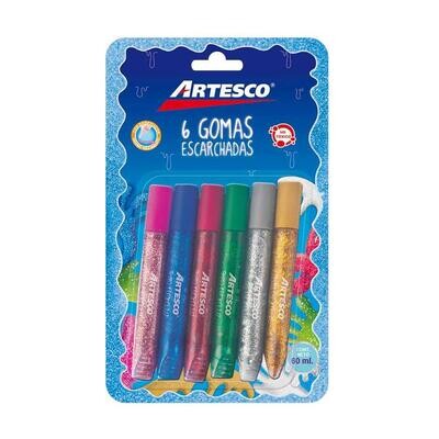 Goma Escarchada 10ml x 6