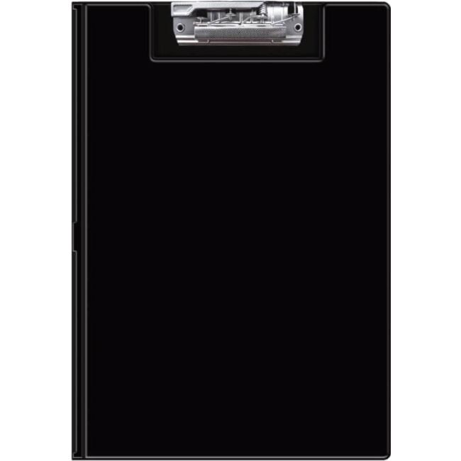 Folder Doble tapa con sujetador Sup A4, COLOR: NEGRO