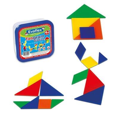 Tangram de plástico