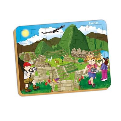 Rompecabezas  de madera x 30 piezas Machu Picchu