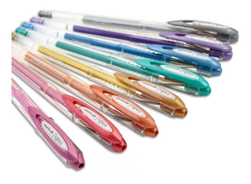 Bolígrafo metálico Tinta gel Noble Metal Um-120 NM 0.8 mm