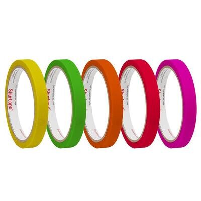 MaskingTape de colores Neón  1/2&quot; x 15 Yd