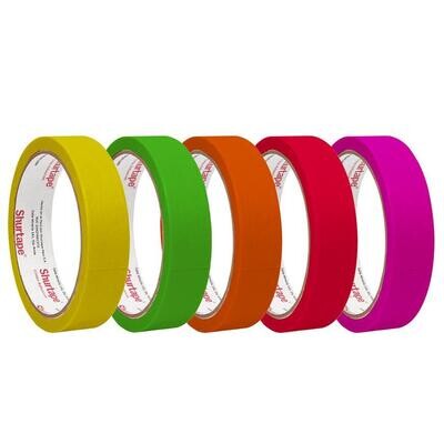 MaskingTape de colores Neón  1&quot; x 15 Yd