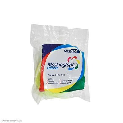 MaskingTape de colores Neón  2&quot; x 15 Yd