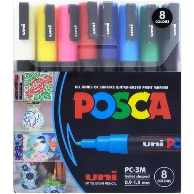 Set PC-3M X 8 Colores Básicos