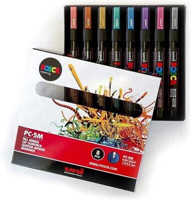Set PC-5M X 8 Colores Metálicos