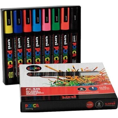 Set PC-5M X 8 Colores Básicos