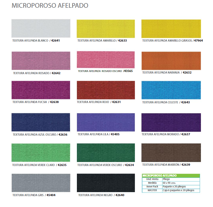 Microporoso Afelpado