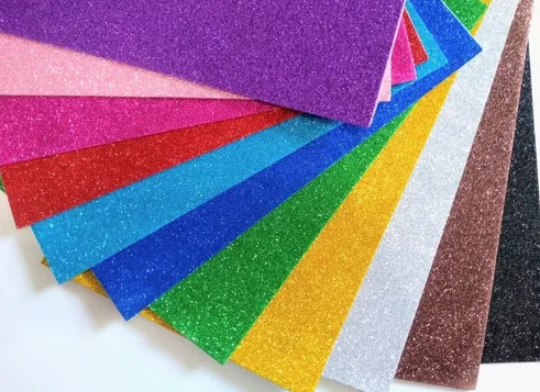 Microporoso Glitter Adhesivo