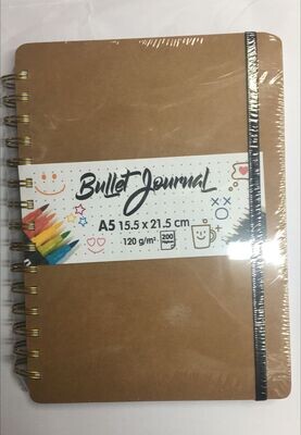 Cuadernos Bullet Journal A-5 120gr 200 Paginas