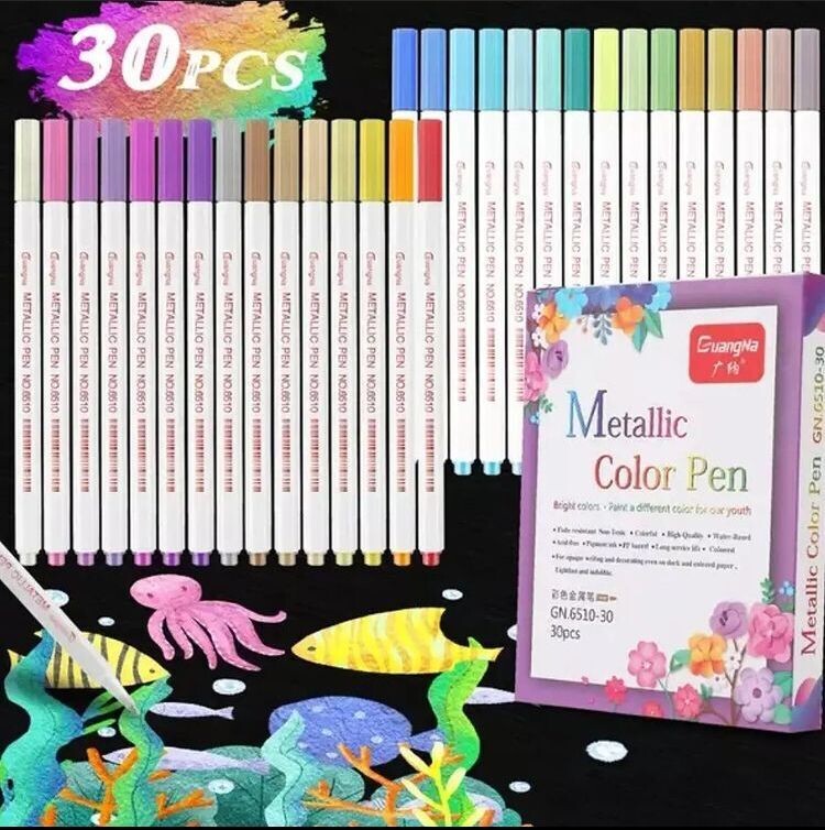 Metallic Color Pen Estx30 plumones metálicos