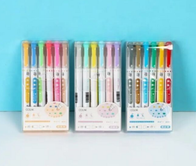 Plumones Dot Color Doble Punta