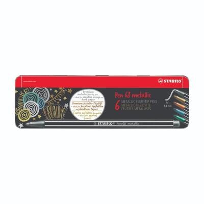 Pen 68 Metalico Est x 6