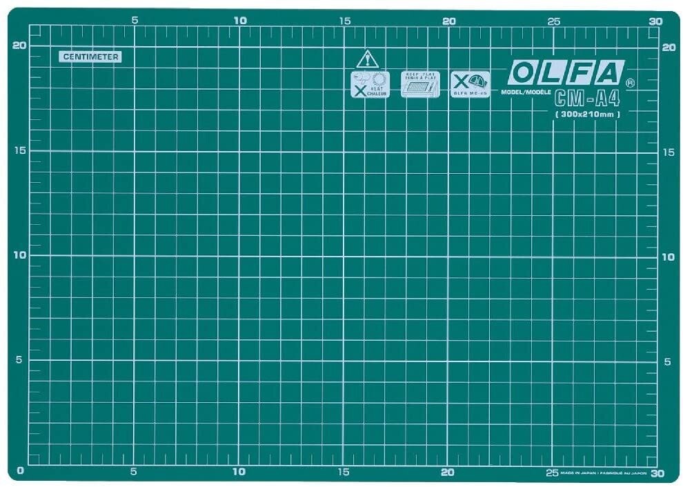 Plancha de Corte A-4 CM-A4 Olfa 30x21 / 2mm espesor