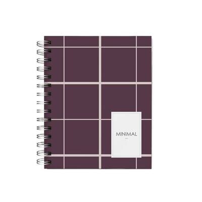 Cuaderno A5 Minimal 160pg, MODELO: 1