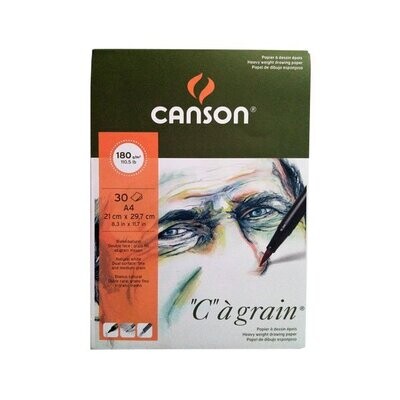 Block Canson C&#39;Grain 180gr X 30 Hojas