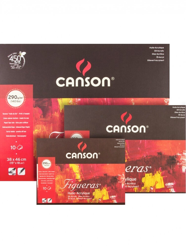 Block Canson Figueras 290gr X 10 Hojas