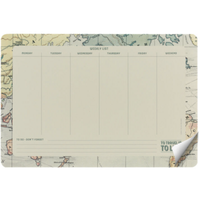 Mouse Pad de Papel Mapa Legami