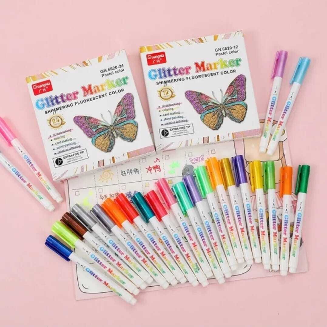 Estuche de Marcadores Glitter