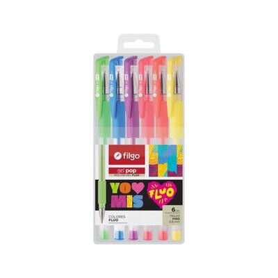 Lapiceros Gel Pop Fluo Estx6