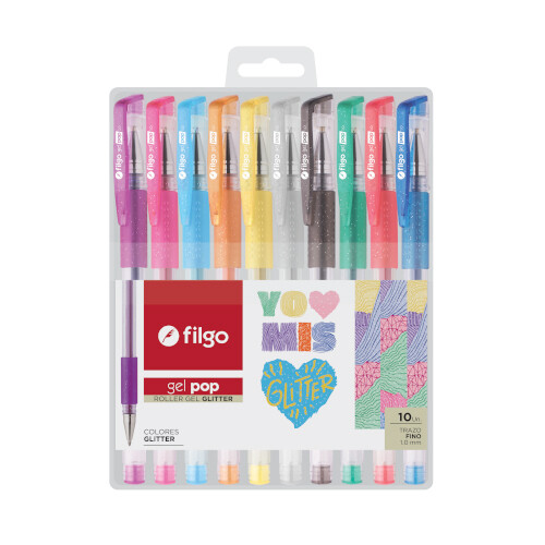 Lapiceros Gel Pop Estx10