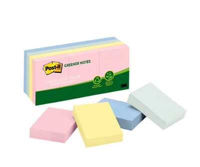 Post It pack 12 Pastel x 100 hojitas