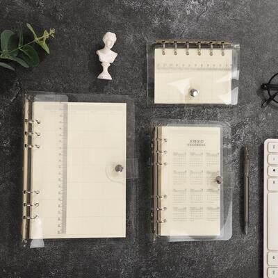 Pack y Repuestos Cuadernos Transparentes de 6 Anillos