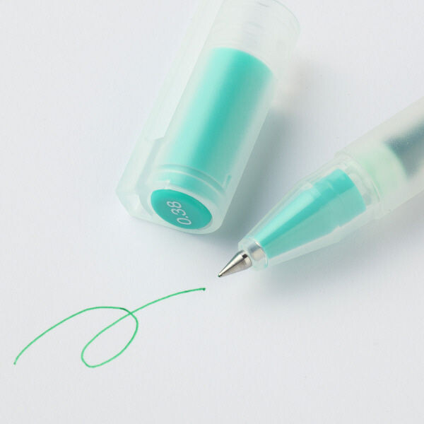 Lapiceros Muji Original 0,38mm Surtidos, Colores: Muji Green