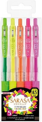 Bolígrafos Sarasa Clip Neon Extx5